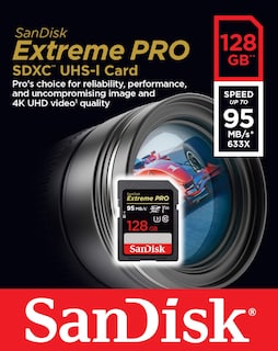 Foto 3 | Tarjeta De Memoria Sandisk Extreme Pro Sdxc 128gb Uhs-i - Venta Internacional.