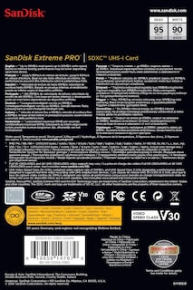 Foto 4 | Tarjeta De Memoria Sandisk Extreme Pro Sdxc 128gb Uhs-i - Venta Internacional.