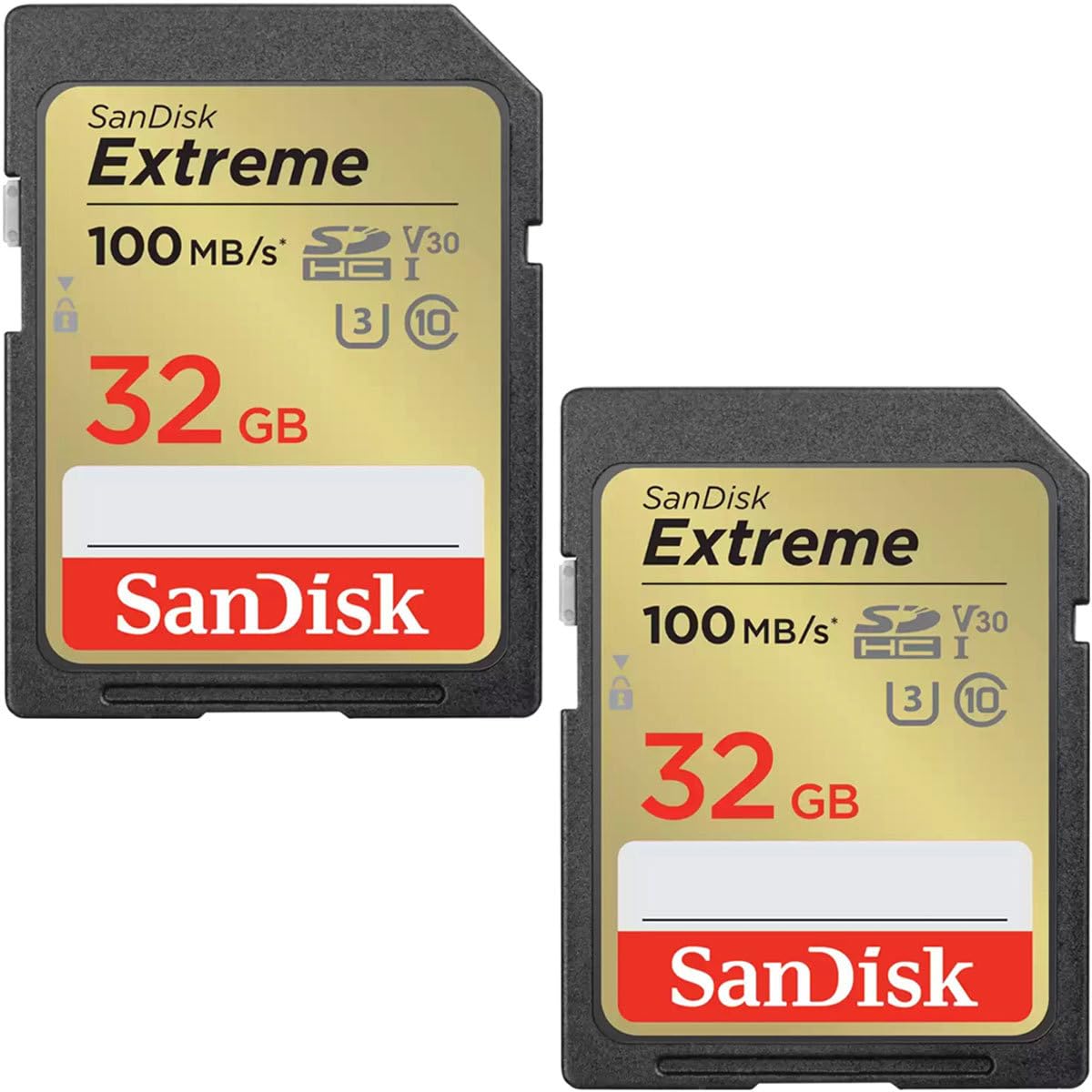 Foto 2 pulgar | Tarjeta de Memoria Sandisk Extreme 32 gb Uhs-i U3 Sdhc Paquete De 2 - Venta Internacional