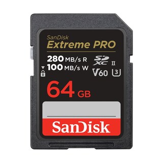 Foto 1 | Tarjeta de Memoria Sandisk Extreme Pro 64 GB V60 - Venta Internacional