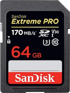 Foto 2 | Tarjeta de Memoria Sandisk Securedigital Extreme Pro De 64 Gb 5 Piezas-Venta Internacional