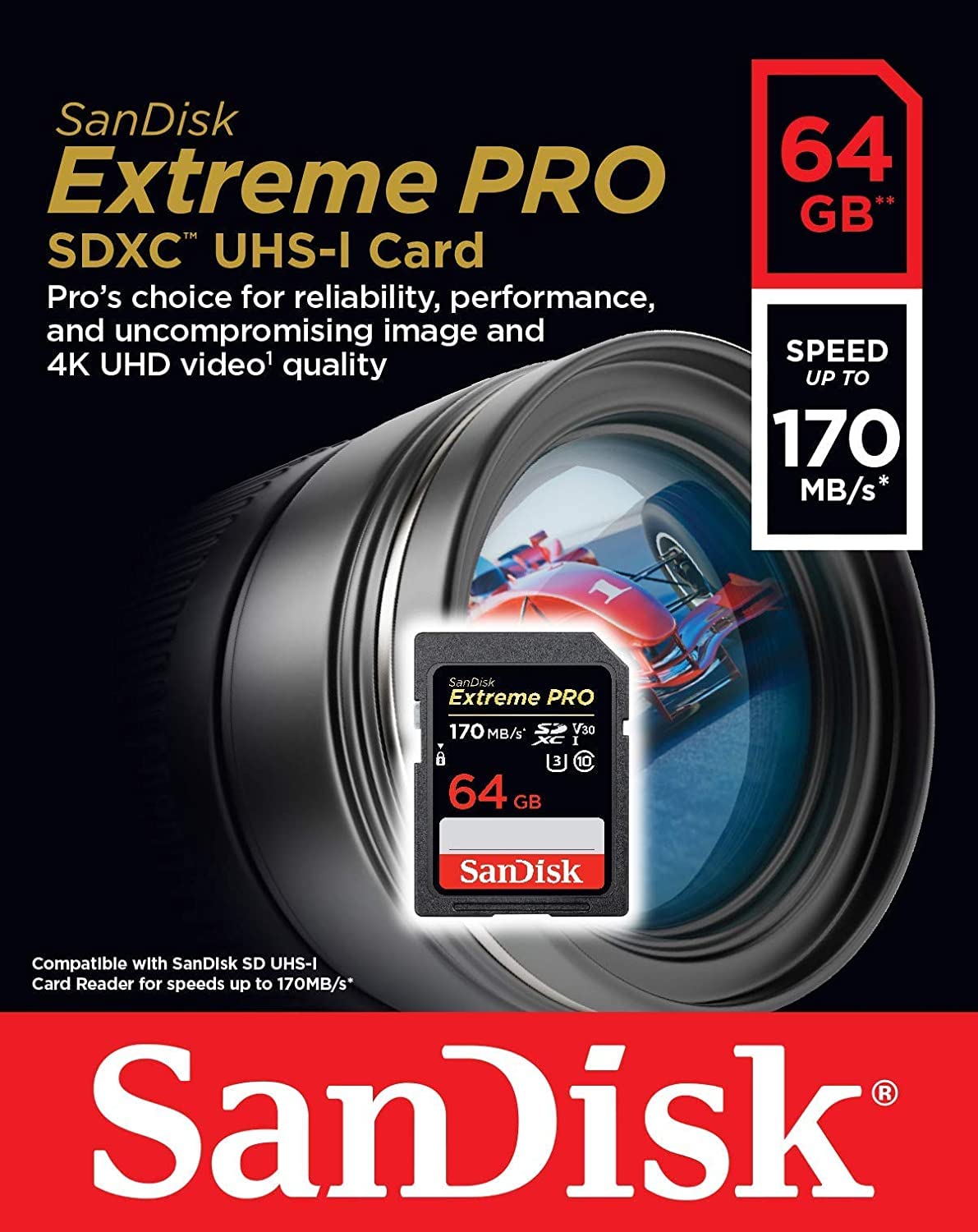 Foto 6 pulgar | Tarjeta de Memoria Sandisk Securedigital Extreme Pro De 64 Gb 5 Piezas-Venta Internacional
