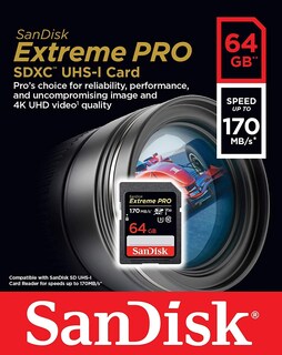 Foto 5 | Tarjeta de Memoria Sandisk Securedigital Extreme Pro De 64 Gb 5 Piezas-Venta Internacional