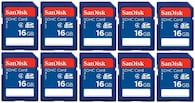 Tarjeta De Memoria Sandisk 16gb Sd Sdhc Class 4 Con Lector Usb X10 - Venta Internacional.