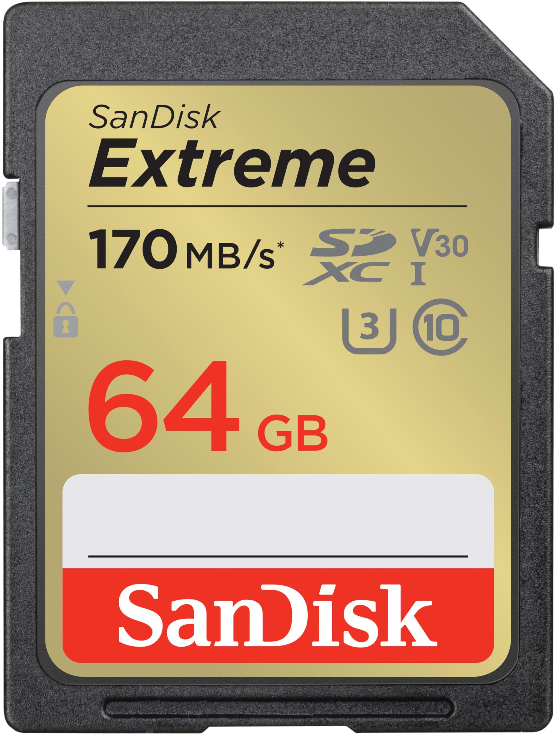 Tarjeta de Memoria Sandisk Extreme Sdxc 64gb Uhs-i C10 U3 V30 - Venta Internacional