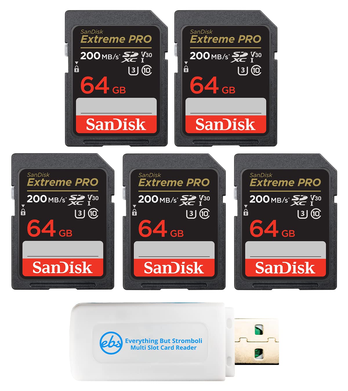 Foto 1 | Tarjeta De Memoria Sandisk Extreme Pro 64gb Sdxc 4k V30 Uhs-i - Venta Internacional.
