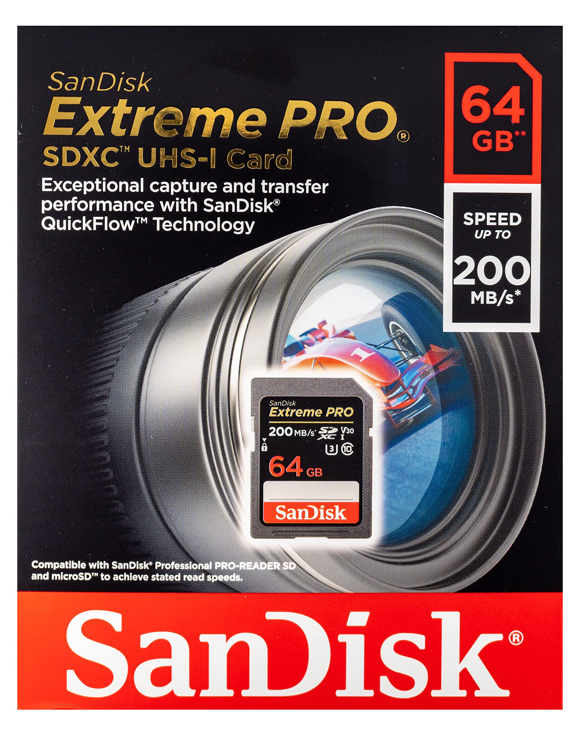 Foto 3 pulgar | Tarjeta De Memoria Sandisk Extreme Pro 64gb Sdxc 4k V30 Uhs-i - Venta Internacional.