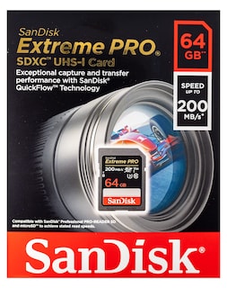 Foto 2 | Tarjeta De Memoria Sandisk Extreme Pro 64gb Sdxc 4k V30 Uhs-i - Venta Internacional.