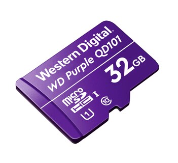 Foto 2 | Tarjeta Micro Sd Western Digital Sc Qd101 32 Gb Wd Púrpura - Venta Internacional.