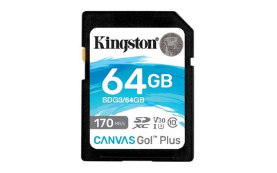 Foto 1 | Tarjeta Sdxc Kingston Canvas Go Plus De 64 Gb Uhs-i C10 U3 V30 - Venta Internacional.
