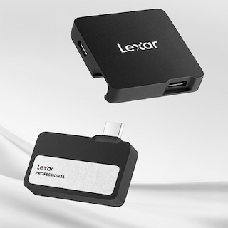 Foto 1 | Ssd Lexar 2tb Sl400 Professional Go Portable Ssd With Hub - Black