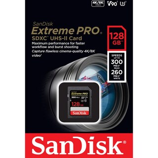Foto 5 | Tarjeta de Memoria Sandisk Extreme Pro 128gb Sdxc Uhs-ii V90 - Venta Internacional