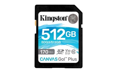 Foto 1 | Tarjeta Sdxc Kingston Canvas Go Plus De 512 Gb Uhs-i C10 U3 V30 - Venta Internacional.