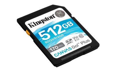 Foto 2 | Tarjeta Sdxc Kingston Canvas Go Plus De 512 Gb Uhs-i C10 U3 V30 - Venta Internacional.