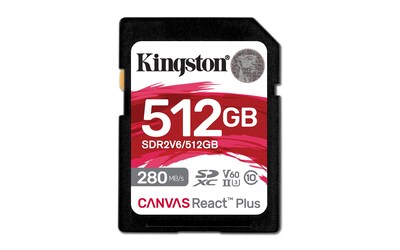 Foto 1 | Tarjeta Sd Kingston Canvas React Plus 512 Gb Uhs-ii U3 V60 - Venta Internacional.