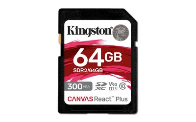 Foto 1 | Tarjeta Sd Kingston Canvas React Plus De 64 Gb Sdxc Uhs-ii V90 - Venta Internacional.