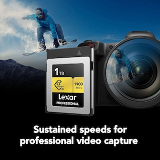 Foto 4 | Tarjeta De Memoria Lexar Professional Cfexpress Type B Gold Series De 1 Tb - Venta Internacional.