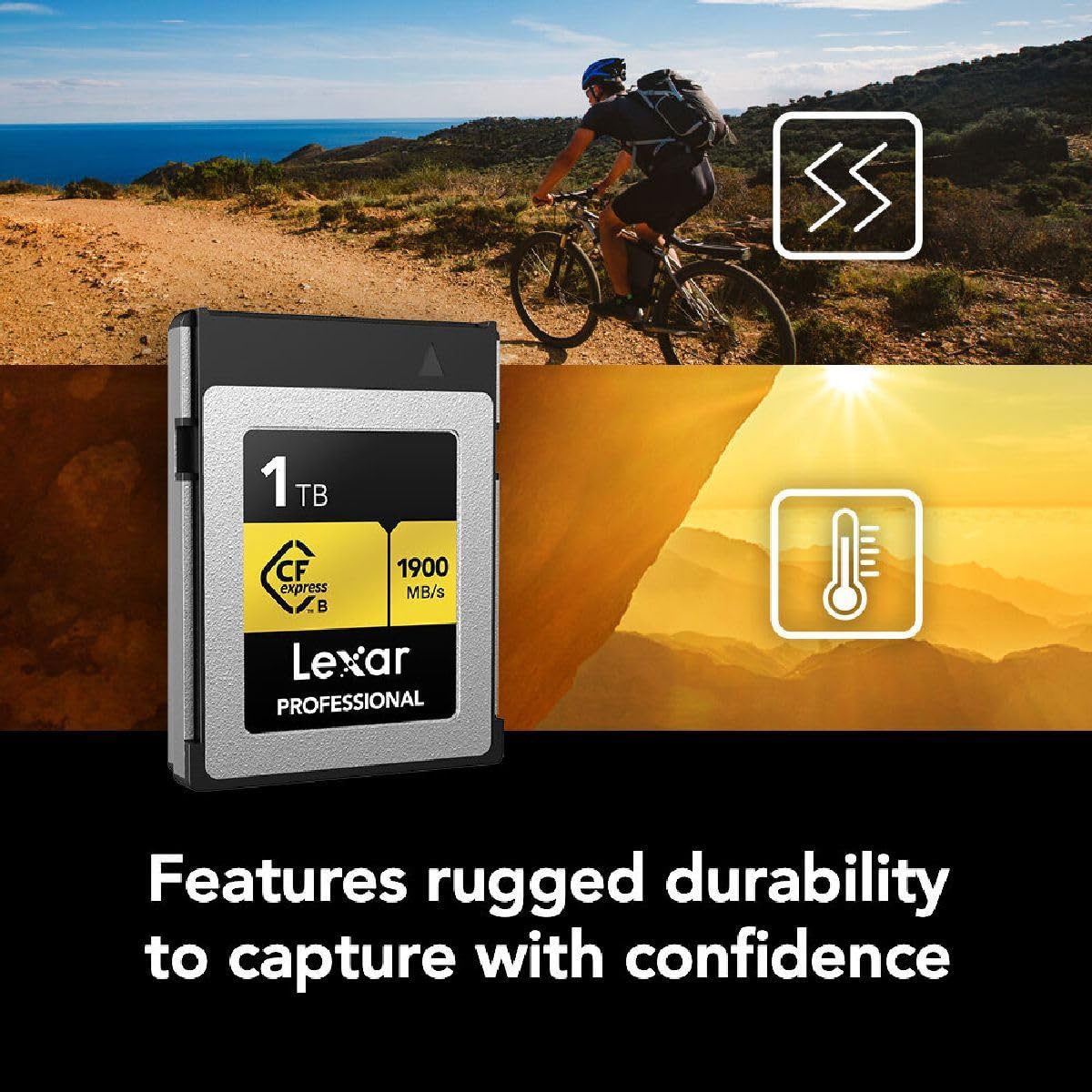Foto 6 pulgar | Tarjeta De Memoria Lexar Professional Cfexpress Type B Gold Series De 1 Tb - Venta Internacional.