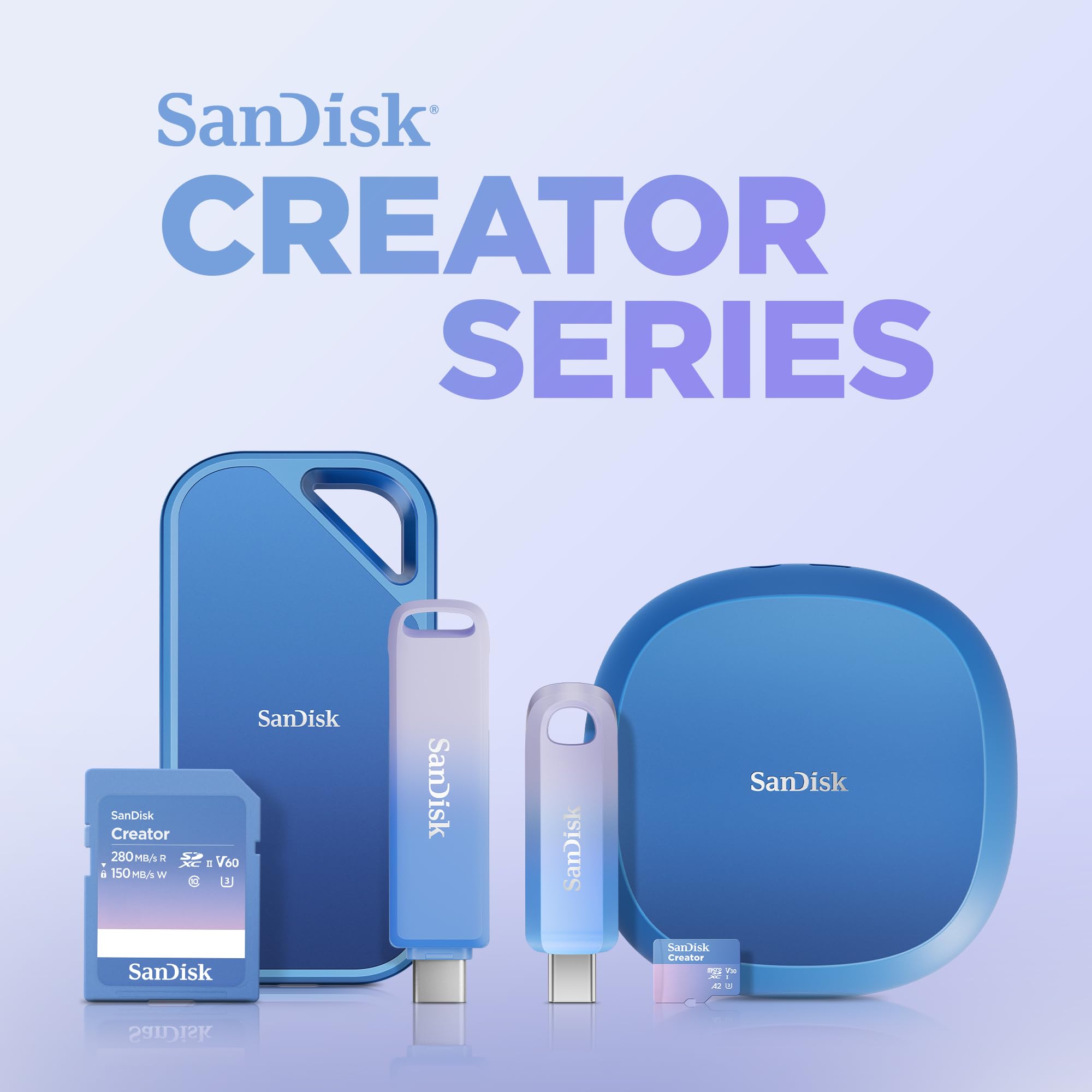 Foto 6 | Tarjeta De Memoria Sandisk Creator Sd Uhs-ii 256gb V60 Con Adobe Cc - Venta Internacional.