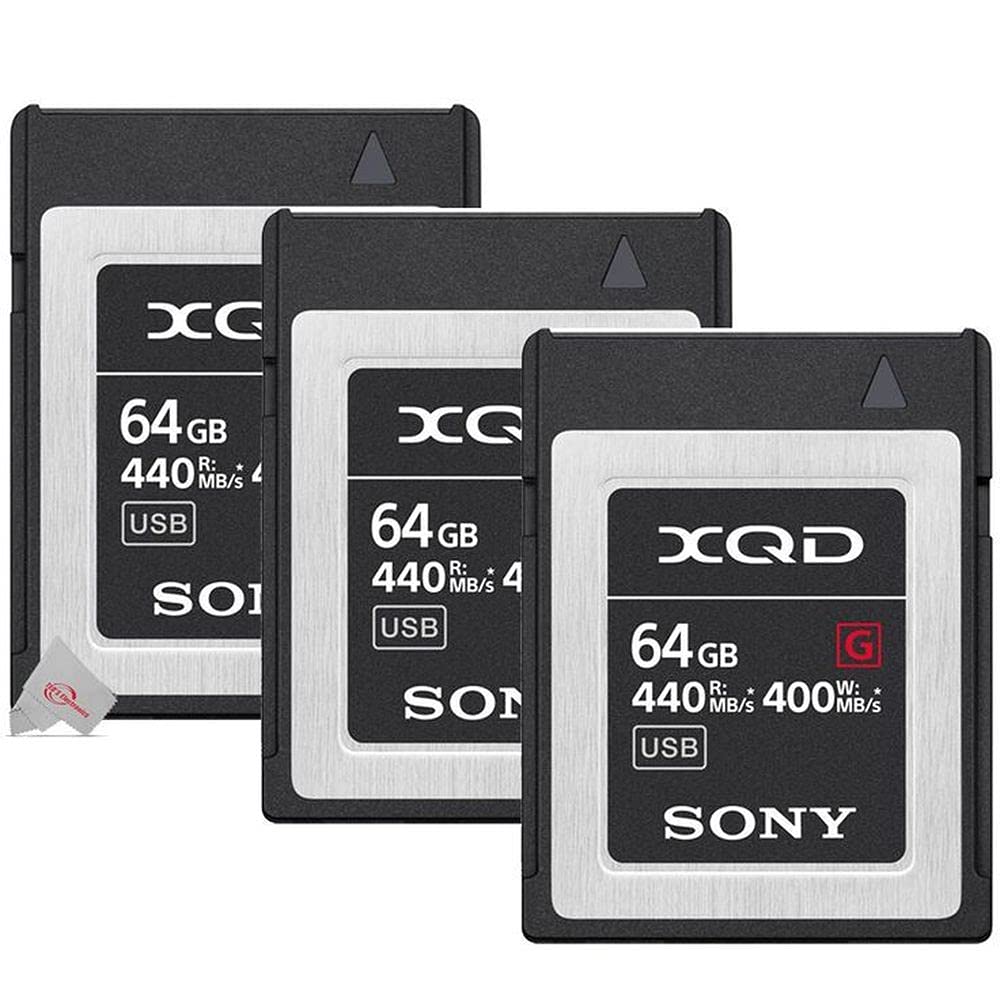 Foto 2 pulgar | Tarjeta De Memoria Sony Serie G Xqd De 64 Gb (modelo De Importación), Paquete De 3 - Venta Internacional.