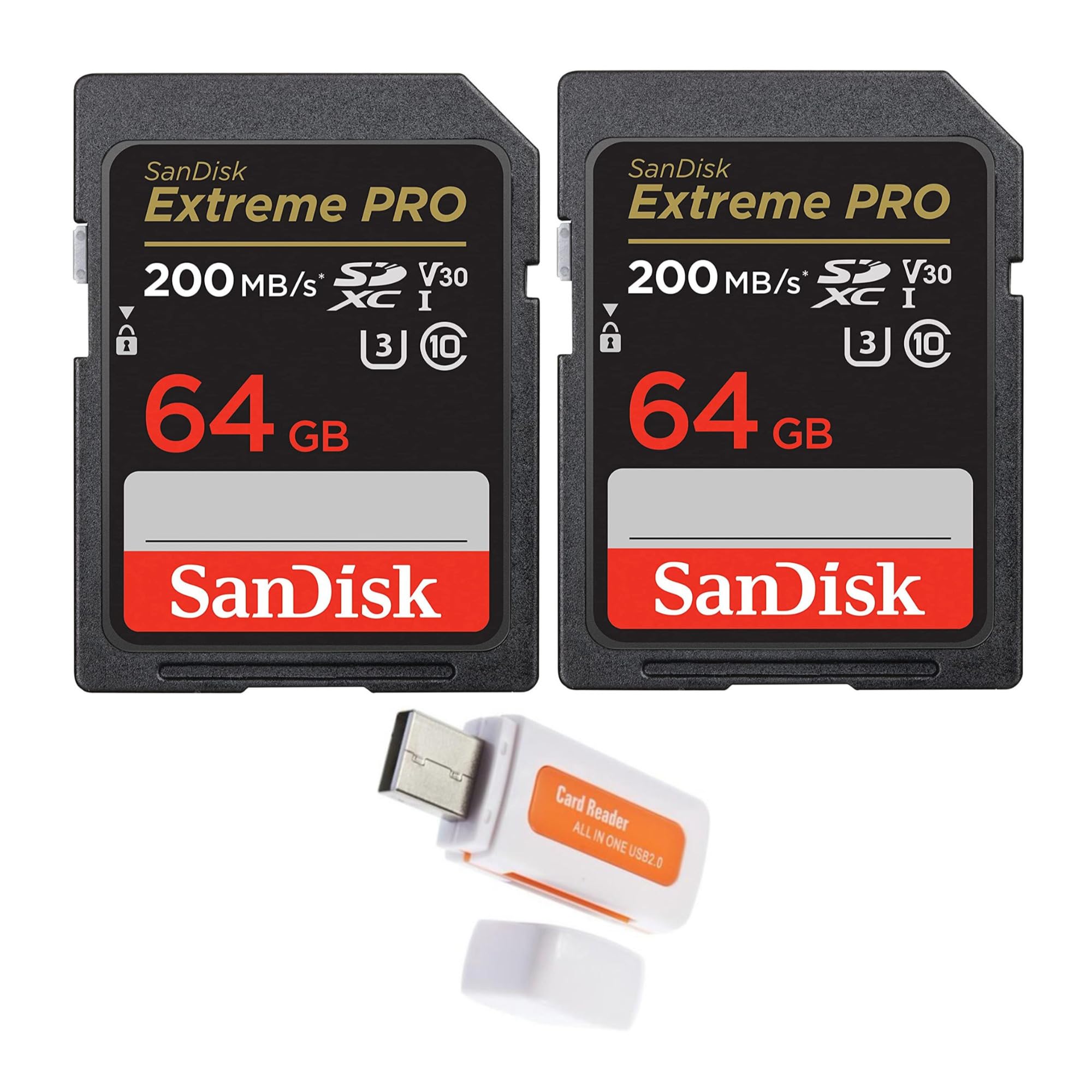 Foto 2 pulgar | Tarjeta De Memoria Sandisk Extreme Pro 64gb Sdxc Uhs-i 200mb/s - Venta Internacional.