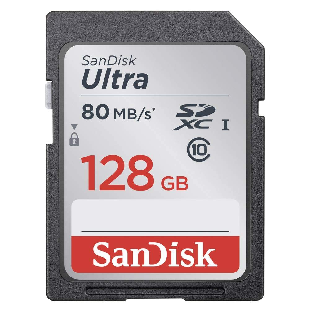 Tarjeta De Memoria Sandisk Ultra 128gb Sdxc Uhs-i Hasta 80 Mb/s - Venta Internacional.