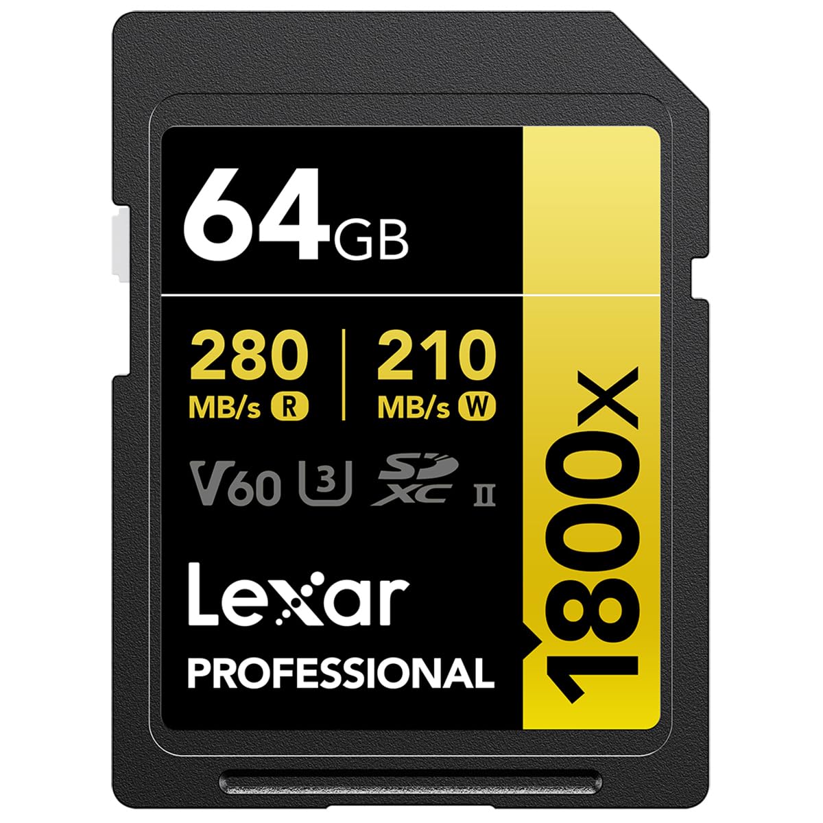 Foto 2 pulgar | Tarjeta De Memoria Lexar Professional 1800x Sdxc Uhs-ii 64gb Gold - Venta Internacional.
