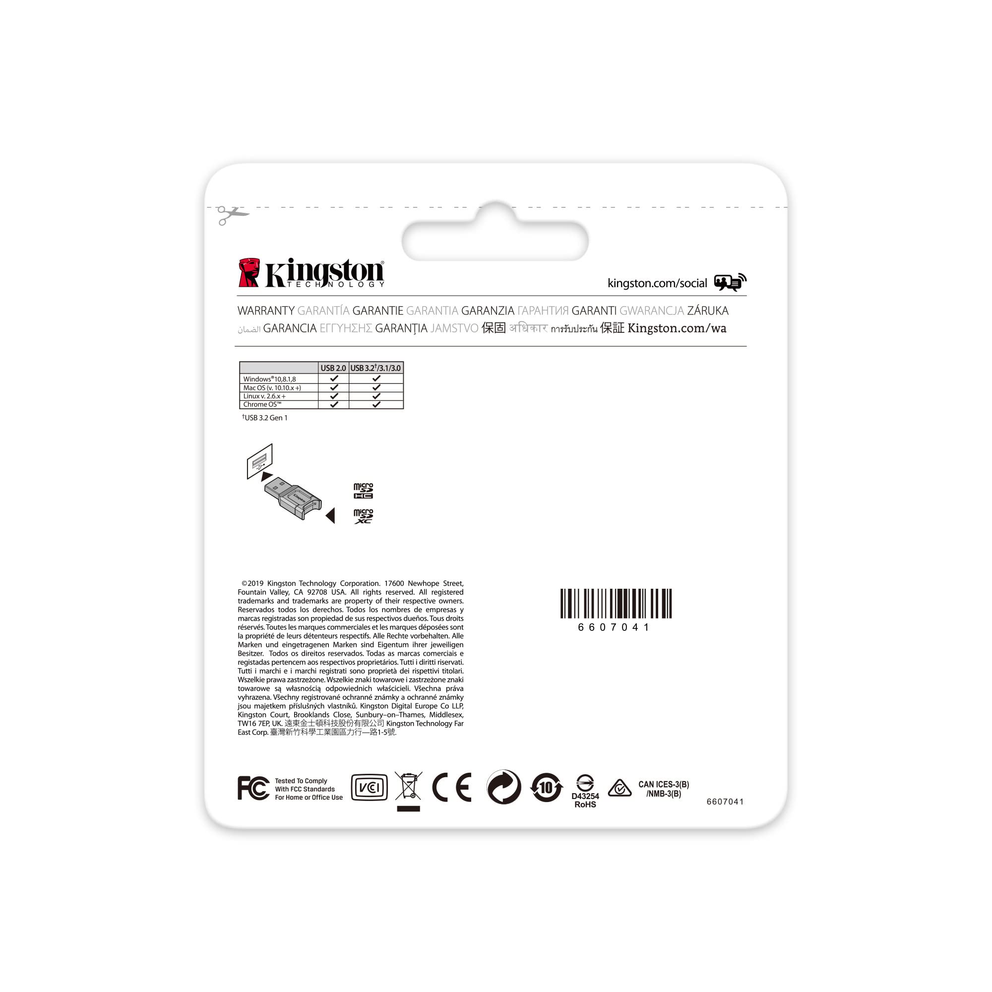 Foto 5 pulgar | Lector De Tarjetas Kingston Mobilelite Plus Usb 3.2 Microsdhc/sdxc - Venta Internacional.
