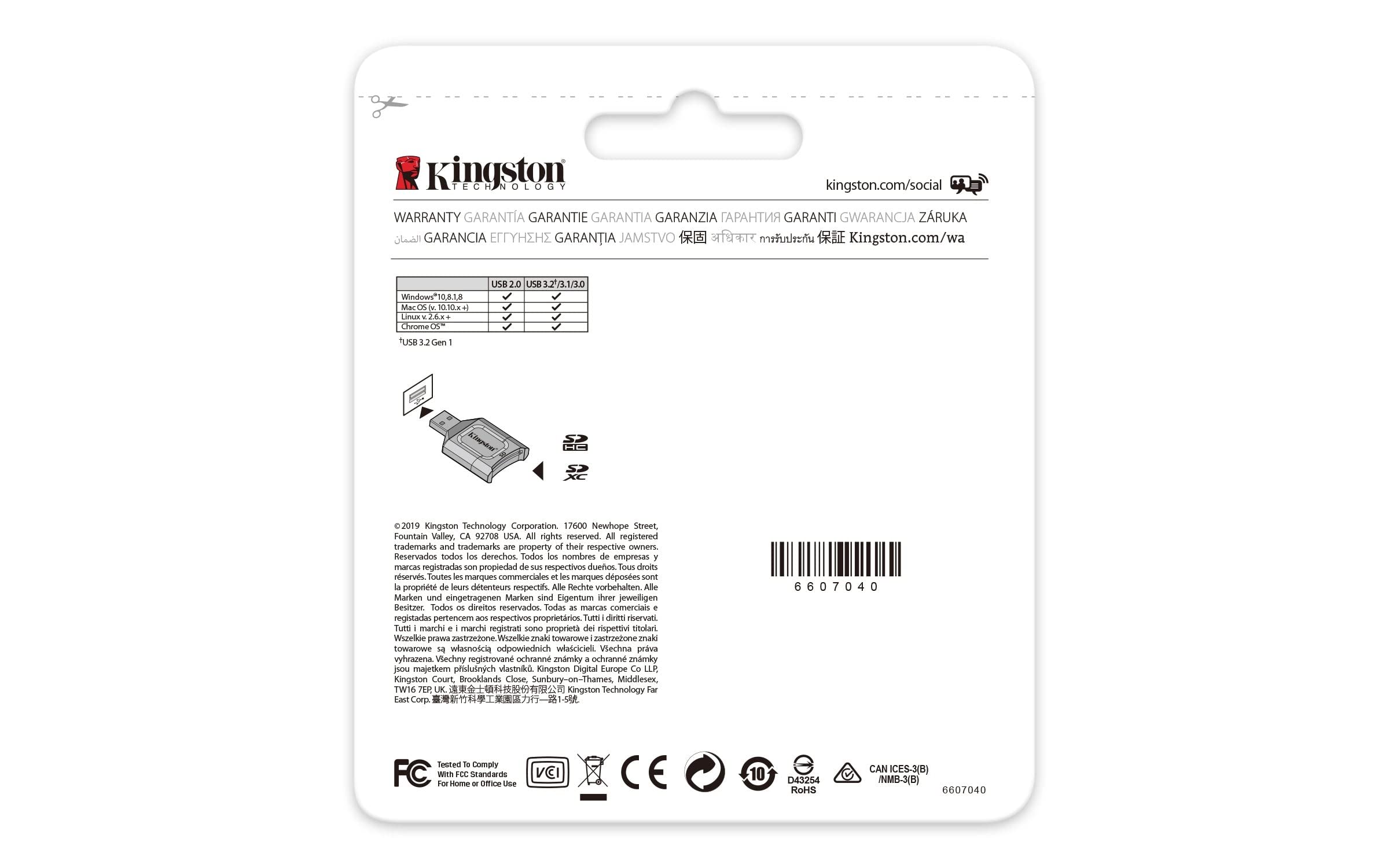 Foto 4 pulgar | Lector De Tarjetas Kingston Mobilelite Plus Usb 3.2 Sdhc/sdxc Uhs-ii - Venta Internacional.