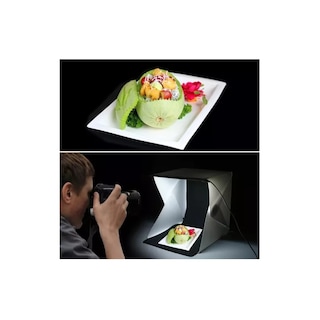 Foto 2 | Caja De Luz Led Para Estudio Fotográfico De 40 X 40 Cm Con 5 Fondos, Color Blanco - Venta Internacional.