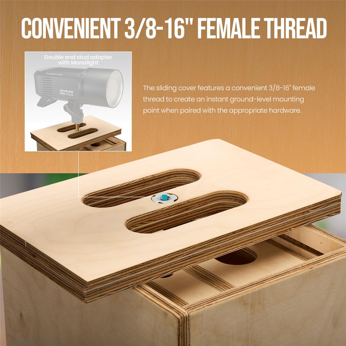 Foto 5 pulgar | Set Nesting Apple Box Set Flashpoint 4 En 1 Para Estudio - Venta Internacional.
