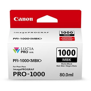 Foto 1 | Tinta Canon Pfi-1000 Mbk Lucia Pro Matte Black Ink Tank 80ml