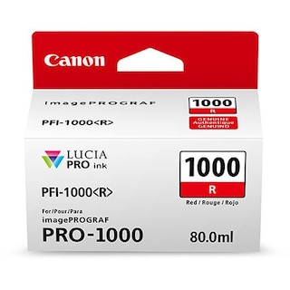 Foto 1 | Tinta Canon Pfi-1000 R Lucia Pro Red Ink Tank 80 ml