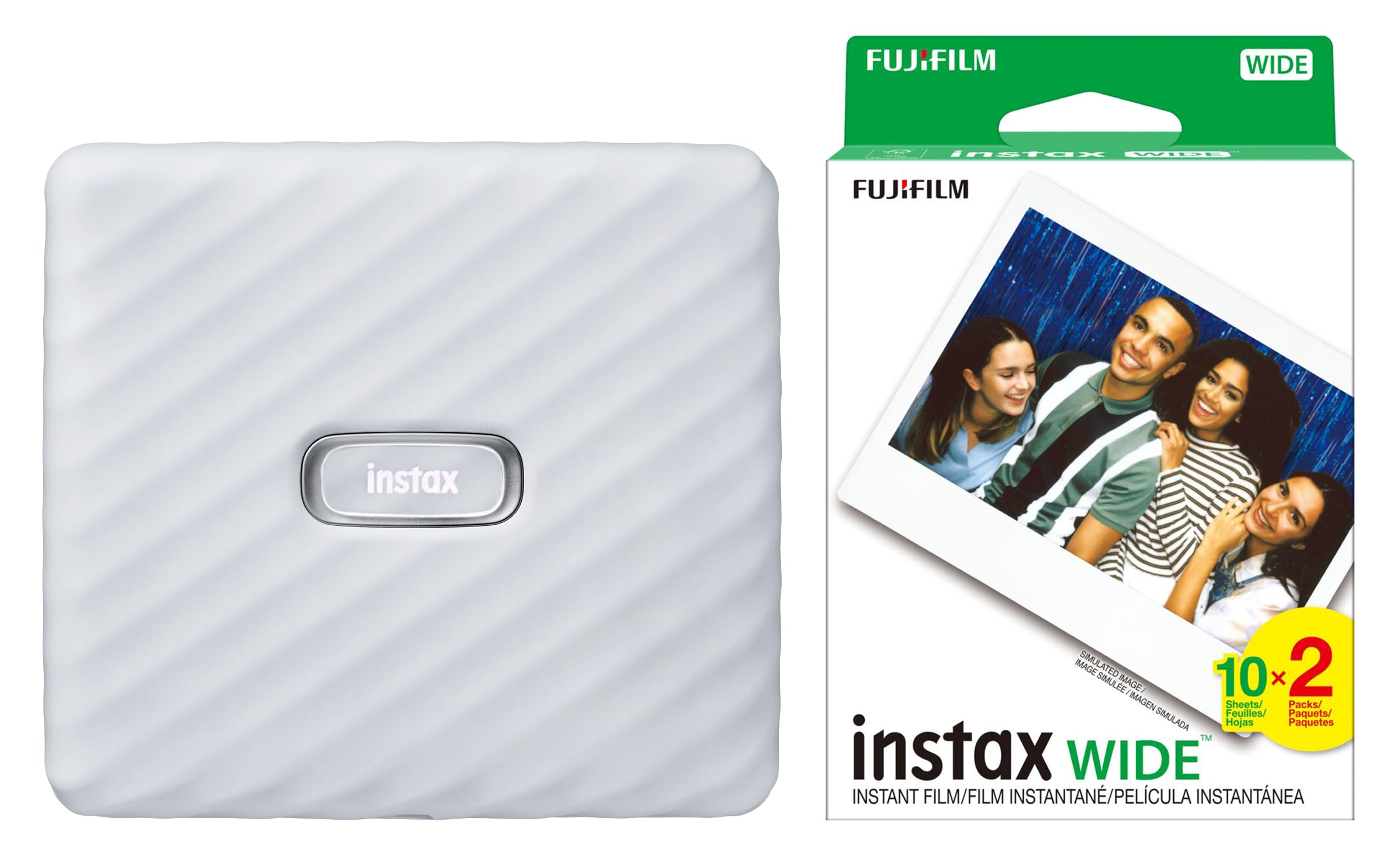 Foto 2 pulgar | Impresora Instax Fujifilm Instax Link Wide White 2023 Bundle - Venta Internacional.