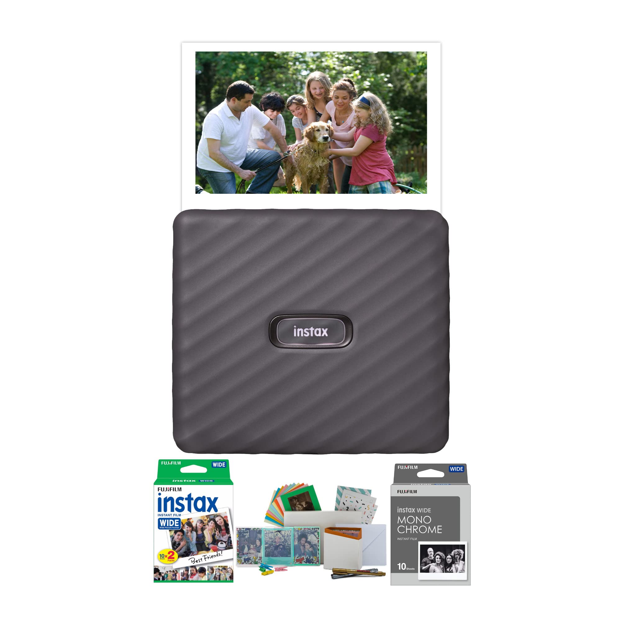 Impresora Fotográfica Instantánea Fujifilm Instax Link Wide Gray - Venta Internacional.