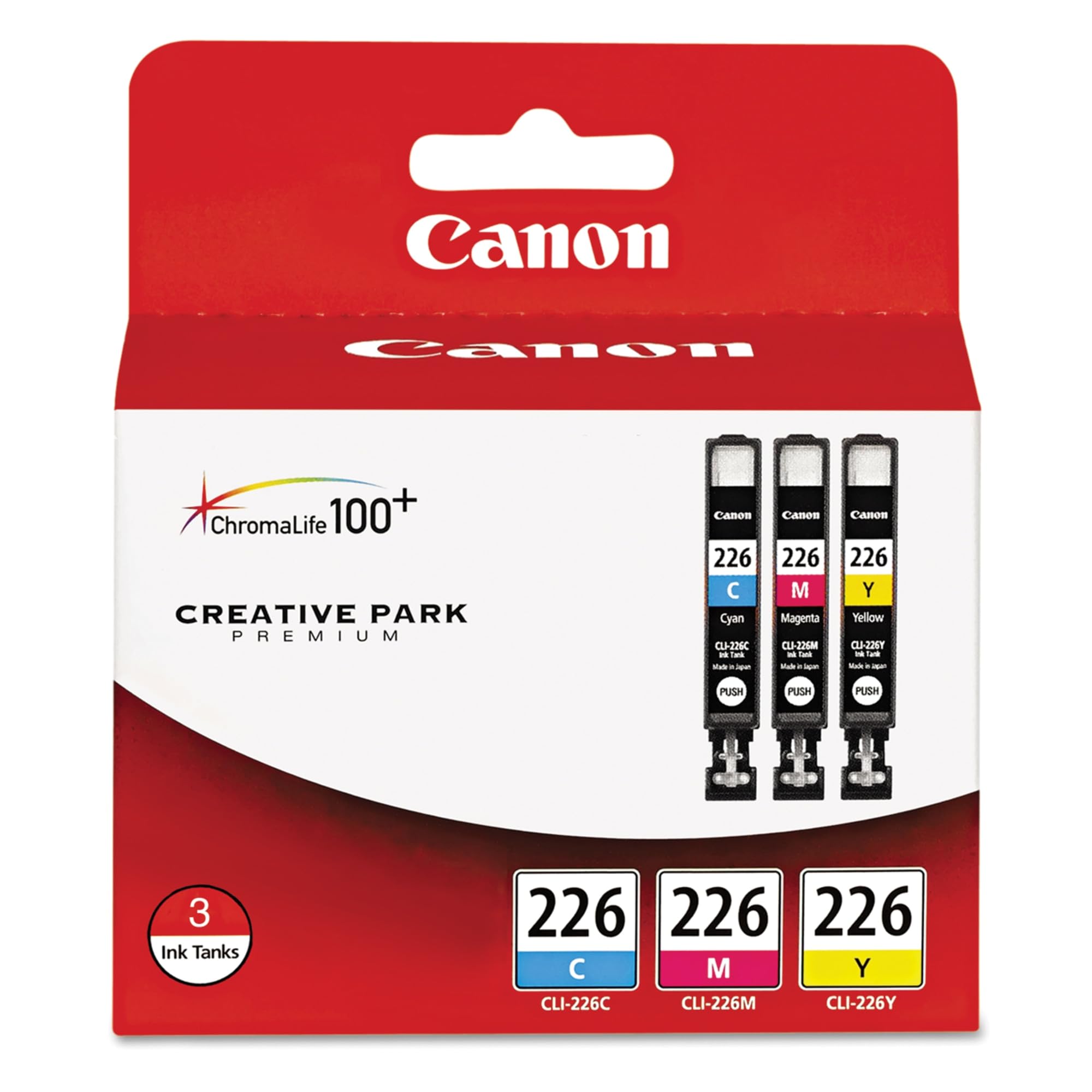 Foto 2 pulgar | Cartucho De Tinta Canon Cli-226, Paquete De 3 Colores Para Ip4820, Mg5220 - Venta Internacional.