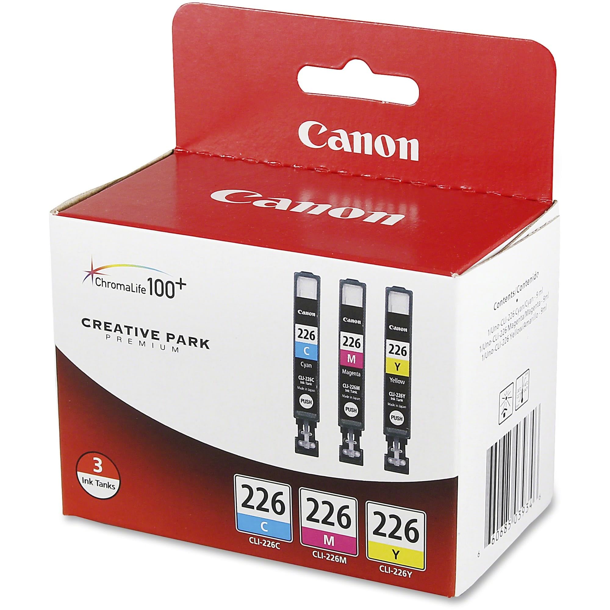 Foto 3 pulgar | Cartucho De Tinta Canon Cli-226, Paquete De 3 Colores Para Ip4820, Mg5220 - Venta Internacional.