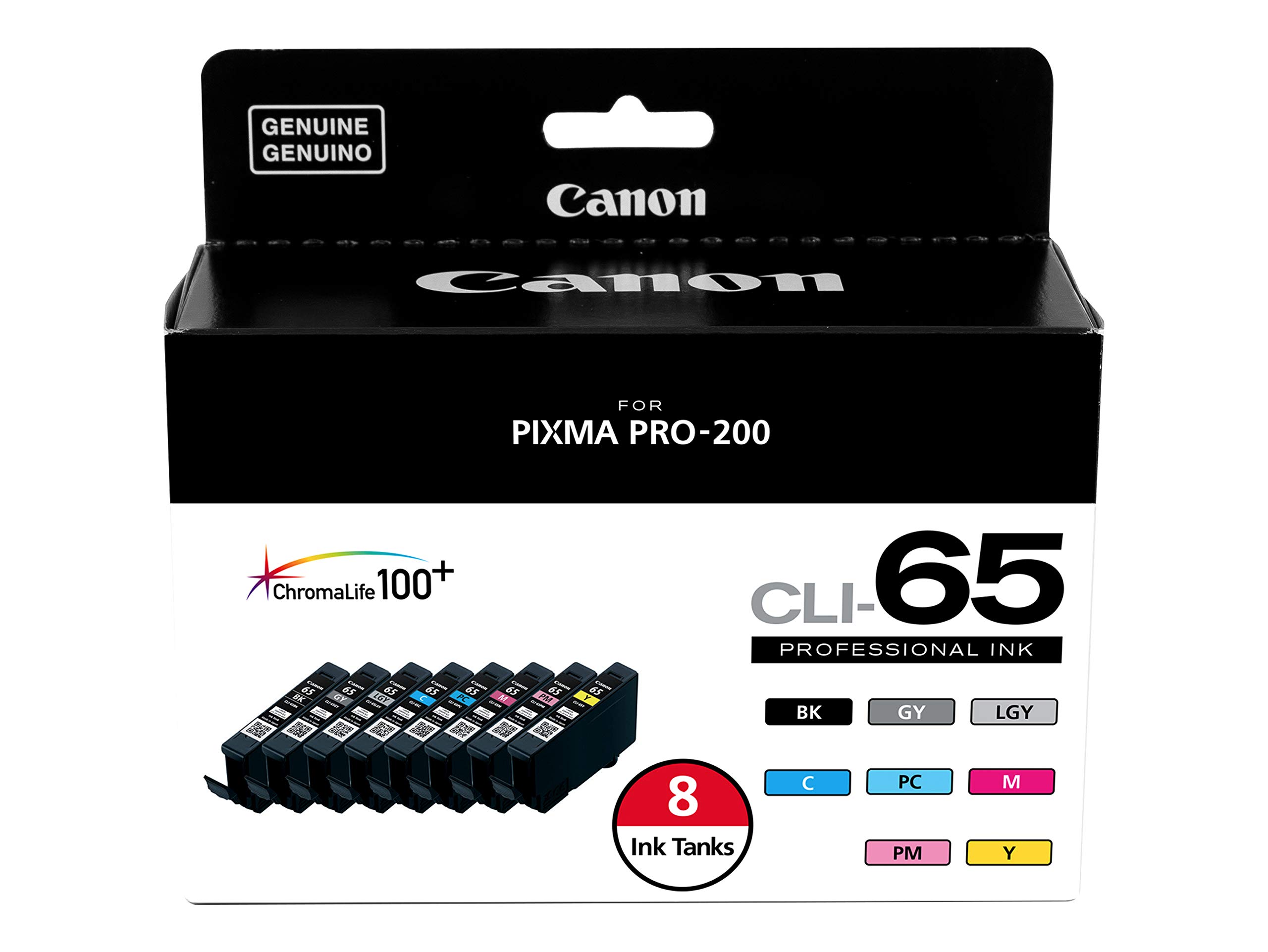 Cartucho De Tinta Canon Cli-65 Eight Color Pk - Venta Internacional.