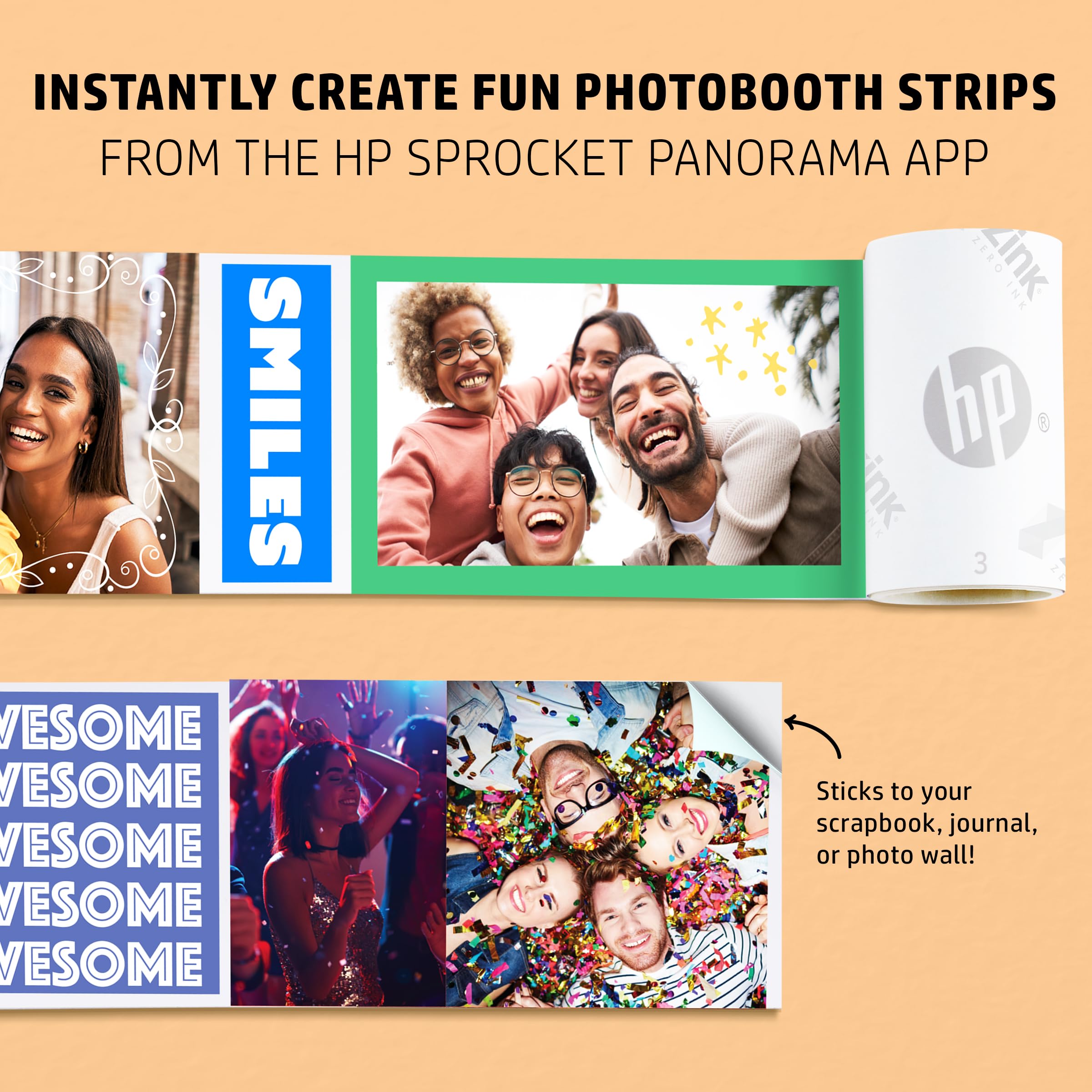 Foto 4 pulgar | Impresora Hp Sprocket Panorama Instant Label Gris - Venta Internacional