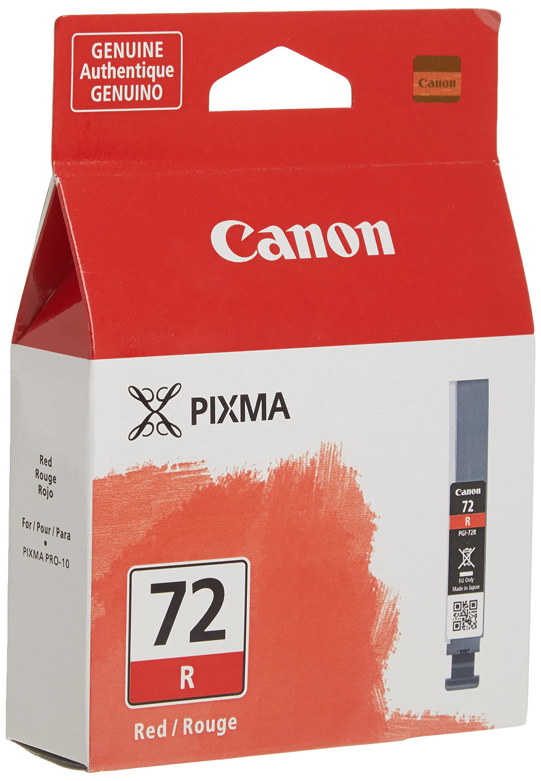 Foto 2 pulgar | Cartucho De Tinta Canon Pgi-72 Red Compatible Con La Impresora Pro-10 - Venta Internacional.