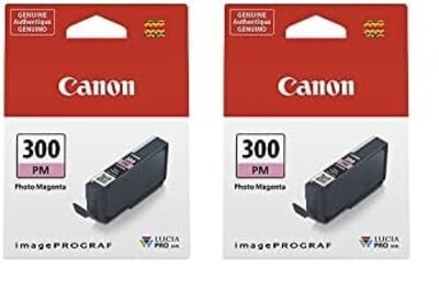 Foto 1 | Tinta Fotográfica Canon Pfi-300 Lucia Pro Magenta Para Impresora Imageprograf Pro-300 (paquete De 2) - Venta Interna