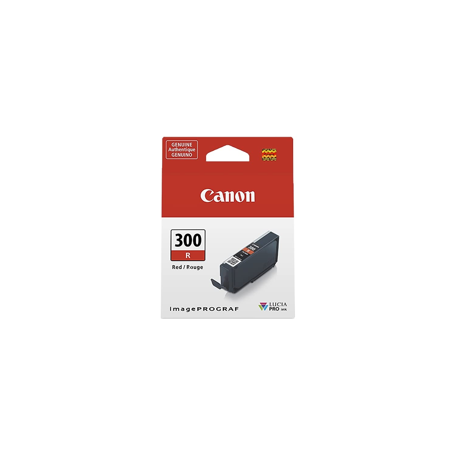 Foto 2 pulgar | Depósito De Tinta Canon Pfi-300 Rojo Genuino Para Imageprograf Pro-300 - Venta Internacional.