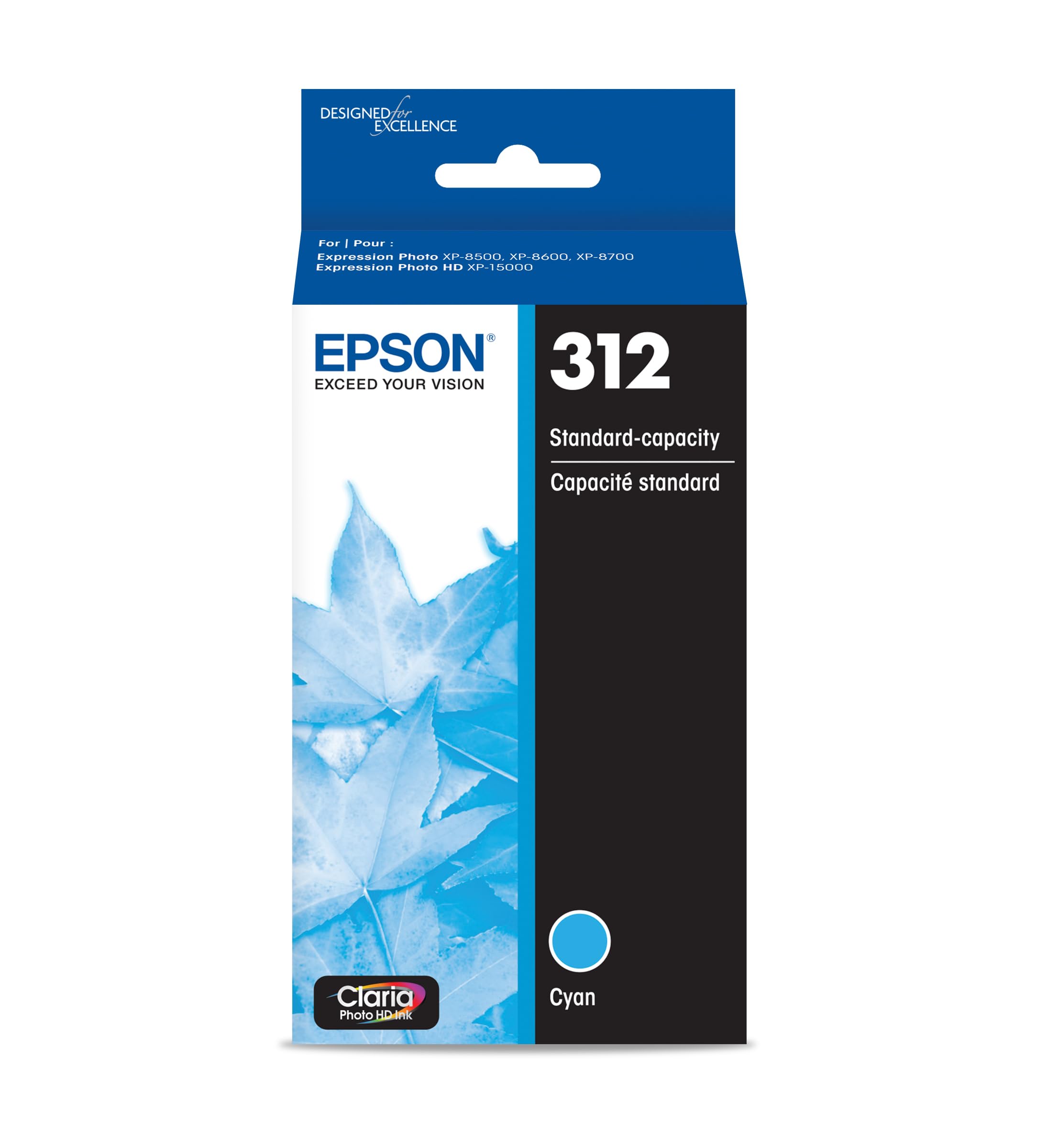 Foto 2 pulgar | Cartucho De Tinta Epson 312 Claria Photo Hd Cyan T312220-s - Venta Internacional.