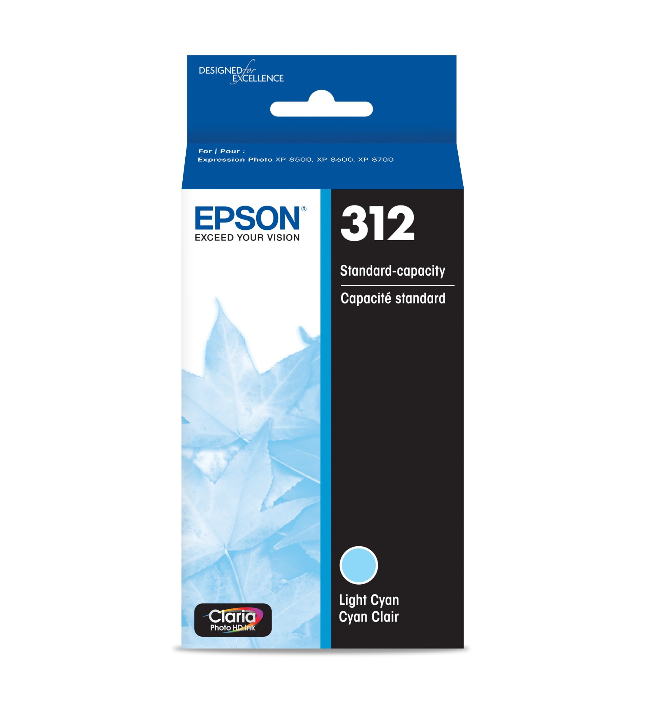 Foto 2 pulgar | Cartucho De Tinta Epson 312 Claria Photo Hd Light Cyan T312520-s - Venta Internacional.