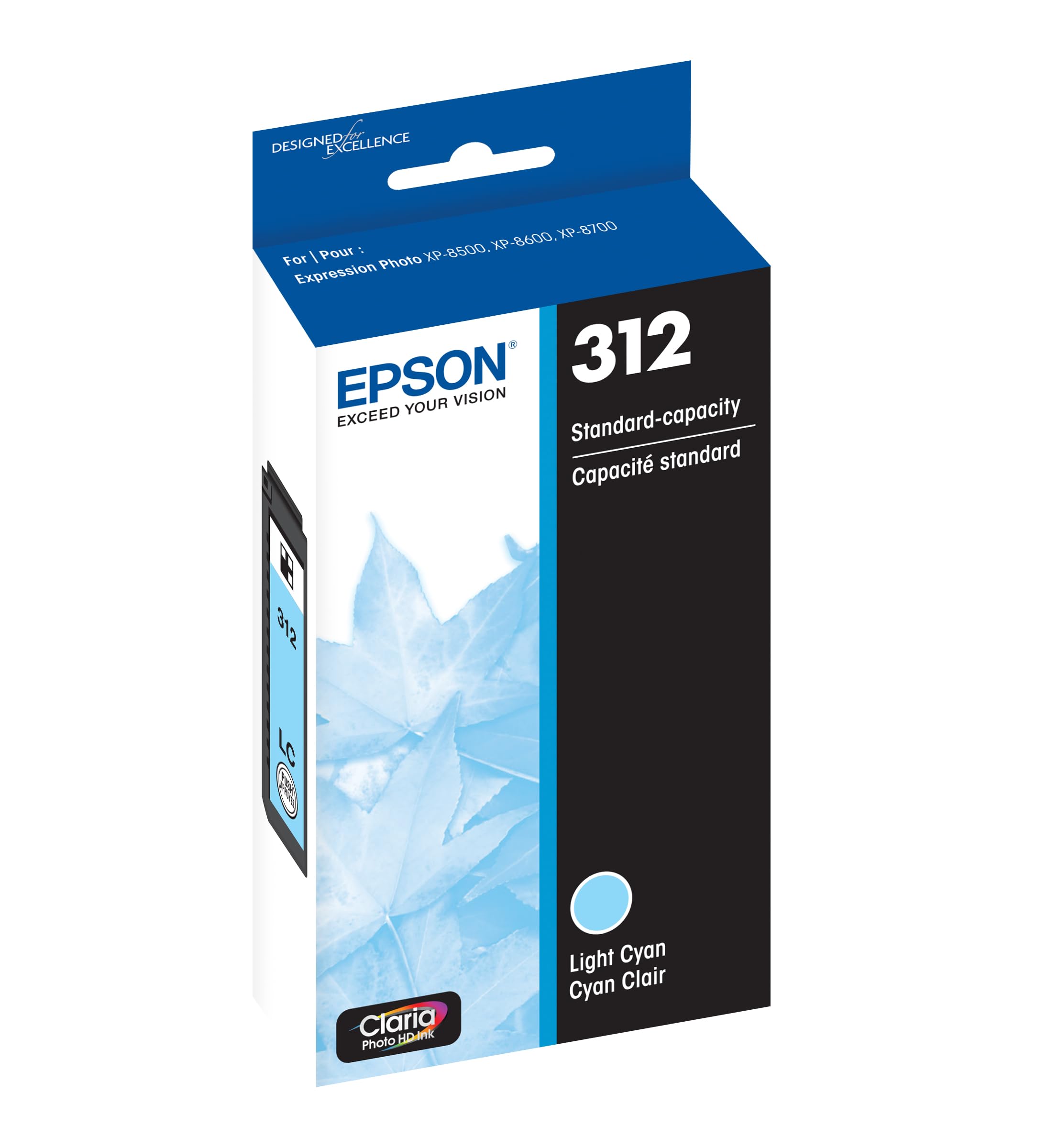 Foto 3 pulgar | Cartucho De Tinta Epson 312 Claria Photo Hd Light Cyan T312520-s - Venta Internacional.