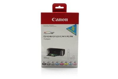 Foto 3 | Paquete Económico De Tinta Canon Cli-42, Paquete De 8 Unidades, Compatible Con Pixma Pro-100 - Venta Internacional.