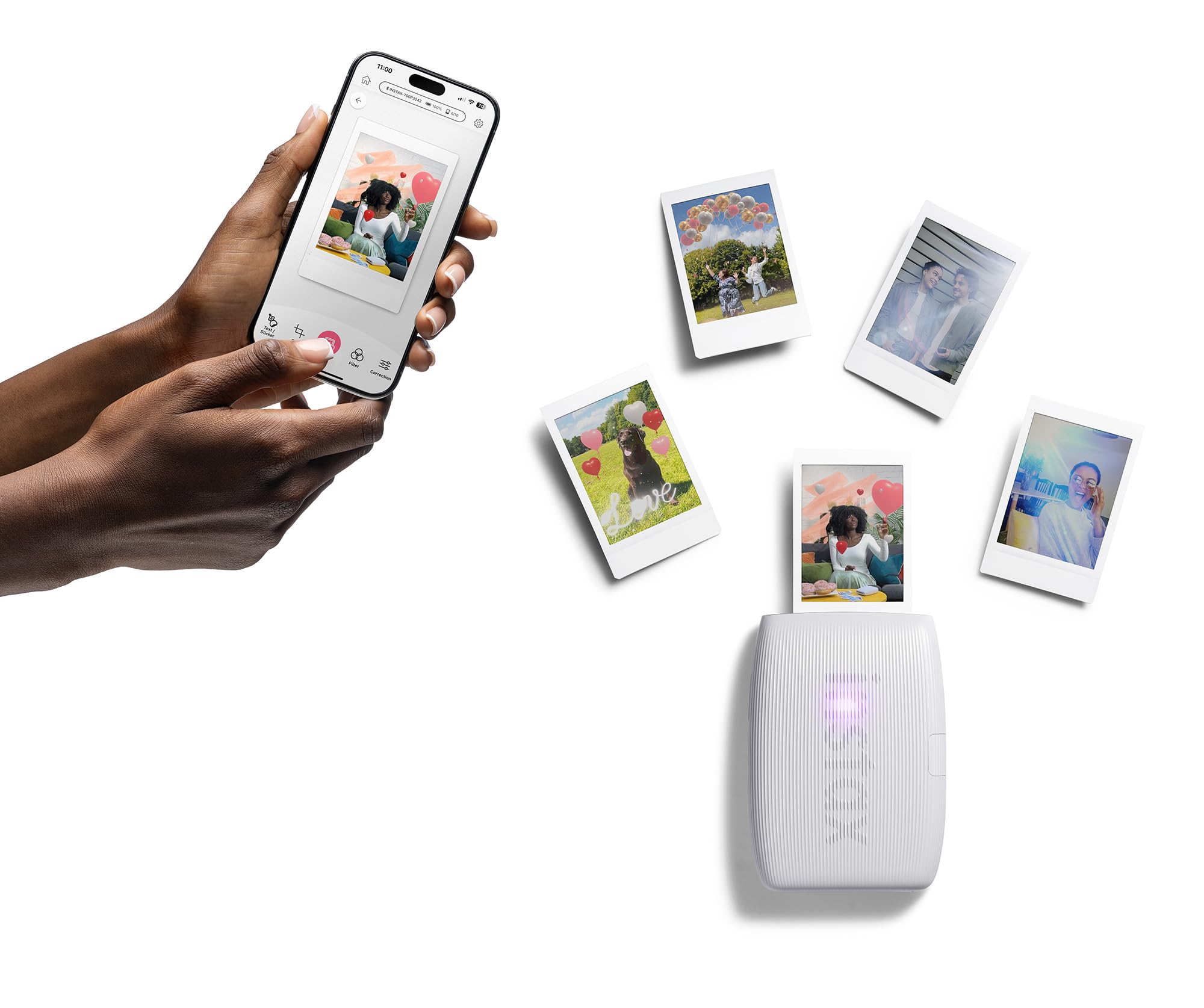 Foto 3 | Impresora Para Smartphone Fujifilm Instax Mini Link 3, Color Blanco Arcilla - Venta Internacional.