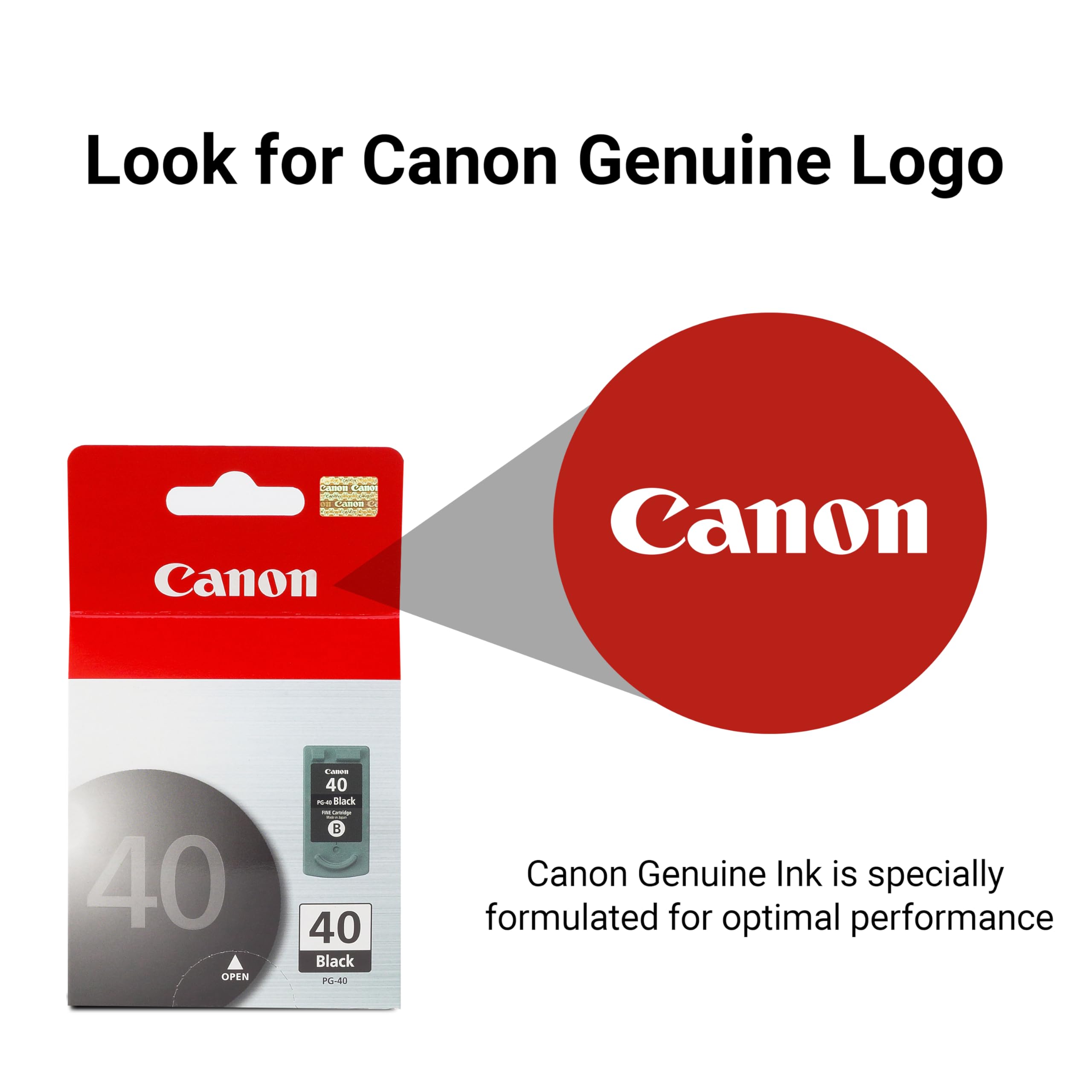 Foto 5 pulgar | Cartucho De Tinta Canon Pg-40 Negro Original Ip2600/1800/1700/1600 - Venta Internacional.
