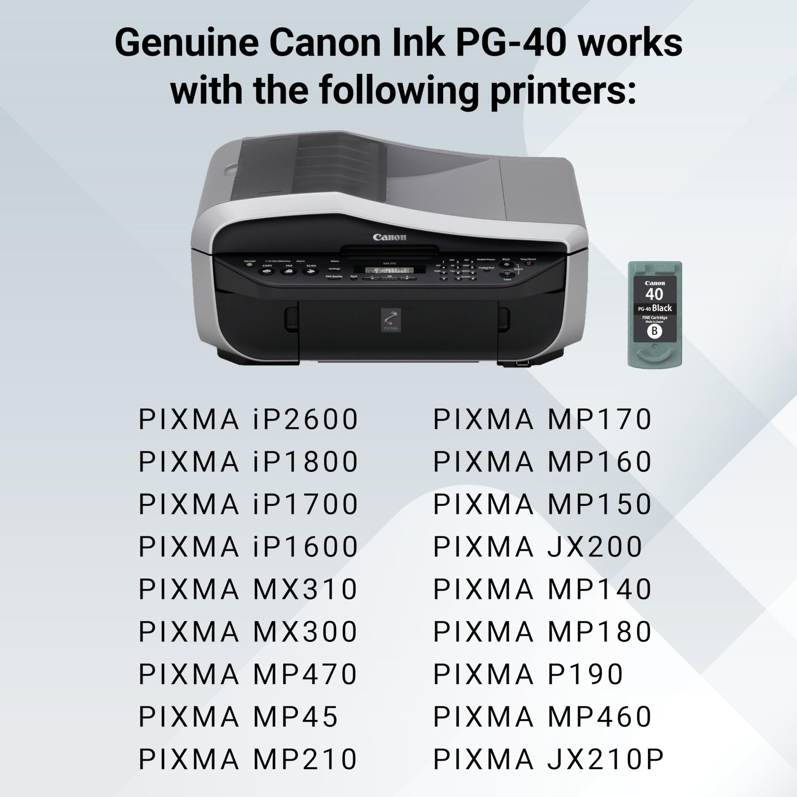 Foto 6 pulgar | Cartucho De Tinta Canon Pg-40 Negro Original Ip2600/1800/1700/1600 - Venta Internacional.