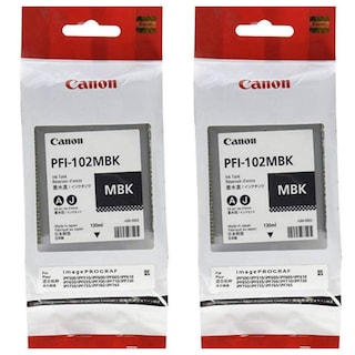 Foto 1 | Tanque De Tinta Canon Pfi-102mbk, Pigmento Negro Mate, 130 Ml - Venta Internacional.
